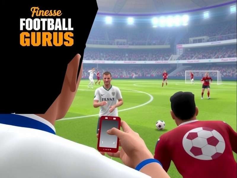 Intense football action in Finesse Football Gurus Finesse Football Gurus Gameplay Screenshot